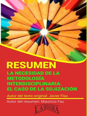 cover image of Resumen de La Necesidad de la Metodología Interdisciplinaria. El Caso de la Sojización